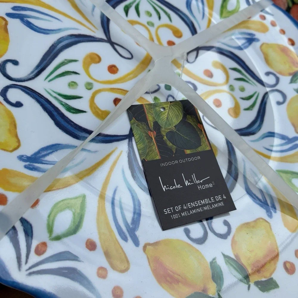 Nicole Miller set melamine